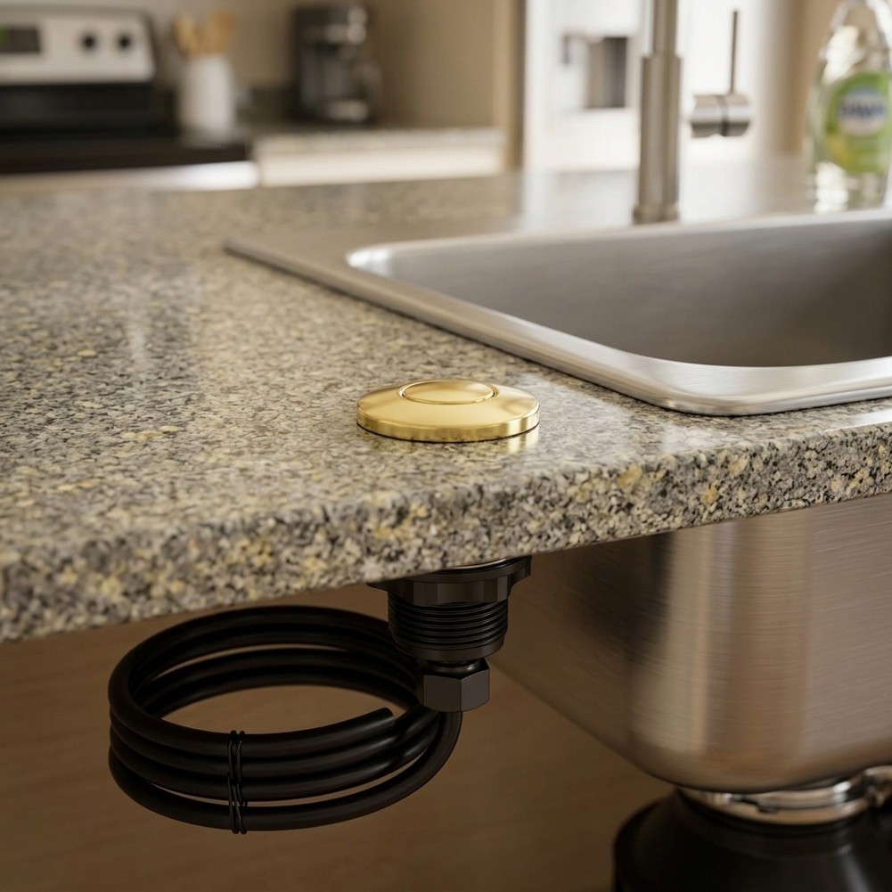 Kitchen Gadgets Gold - Interrupteur pneumatique en acier inoxydable pour