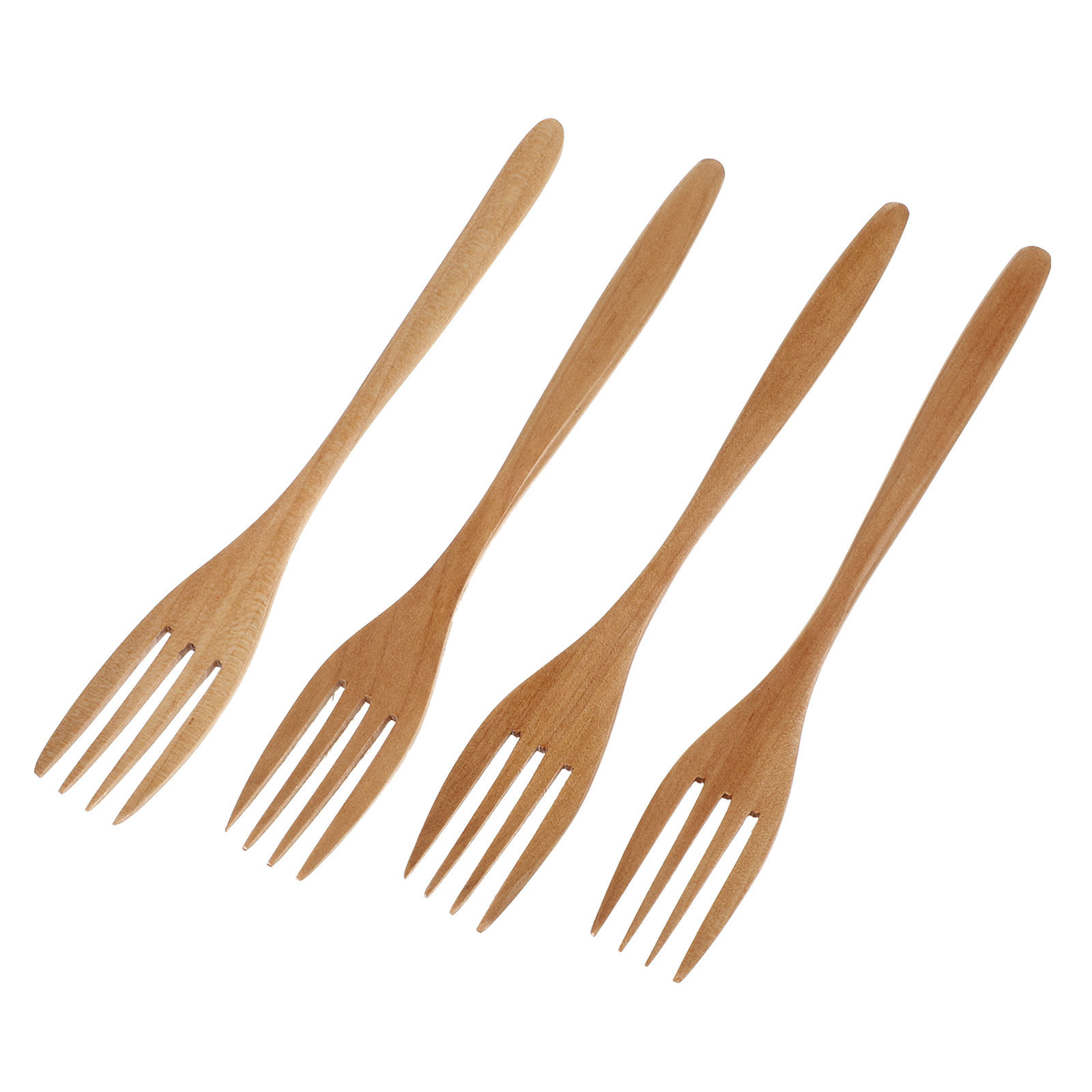 Kitchen Gadgets Gold - Ensemble de 4 fourchettes en bois