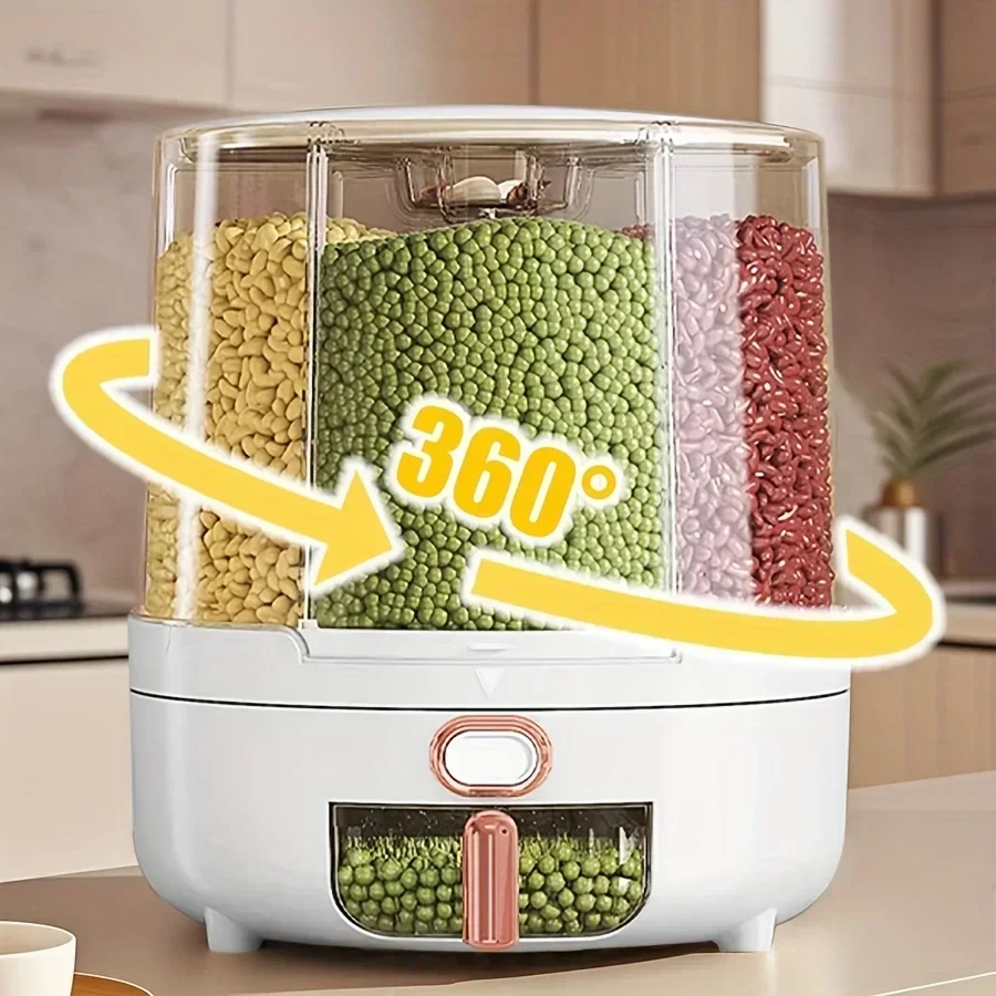 6 compartiments 360 °   Récipi - Kitchen Gadgets Organizer avis et prix