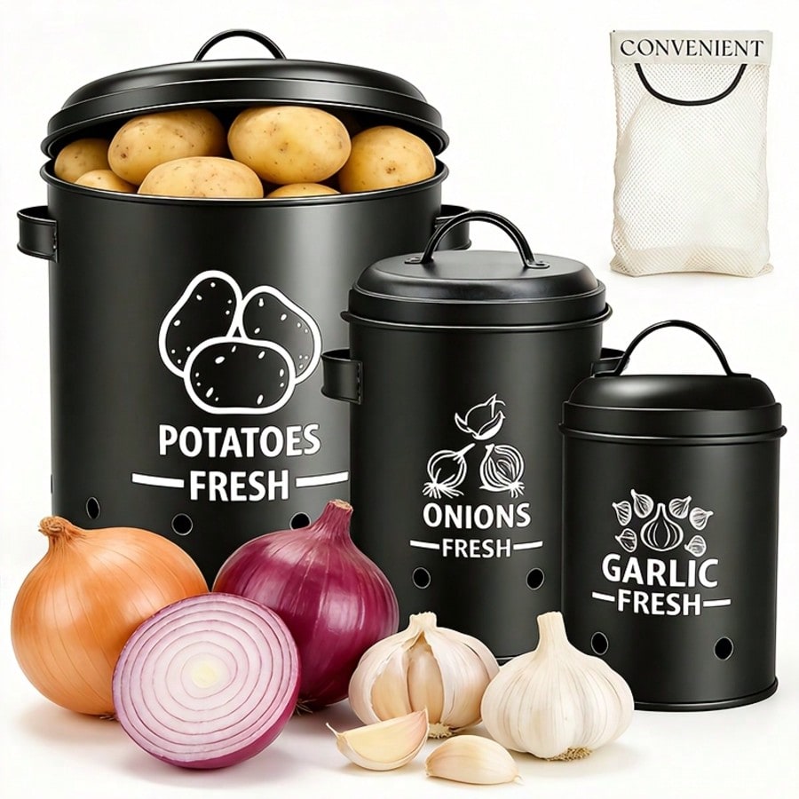Ensemble de 3 bacs de rangemen - Kitchen Gadgets Organizer avis et prix
