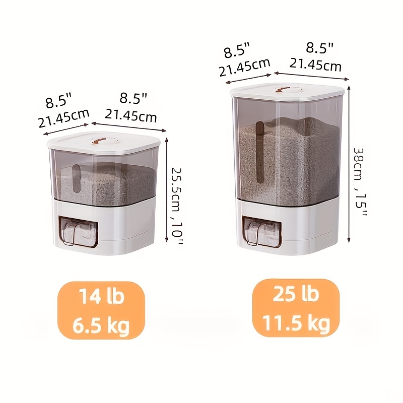 Distributeur de riz 14LB, gran - Kitchen Gadgets Organizer avis et prix